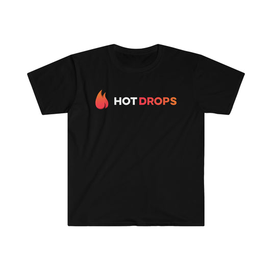 Hot Drops Logo Unisex Softstyle T-Shirt
