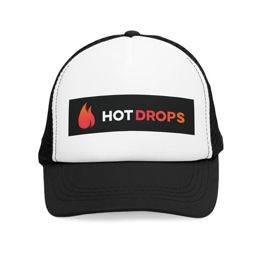 Hot Drops Black Bar Mesh Hat